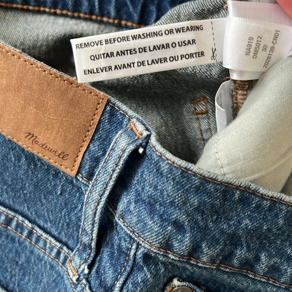 Madewell The Perfect Vintage Jean in Haight Wash Size 30 - Picture 10 of 14
